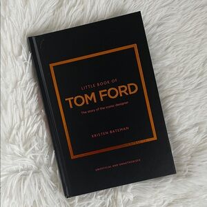 Tom Ford Fashion Book with Black Cover